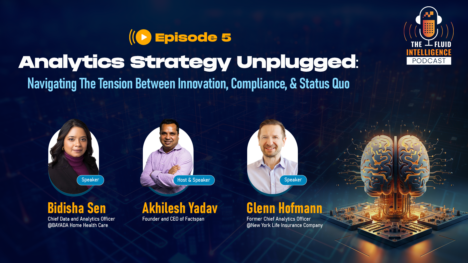 podcast on Analytics Strategy Unplugged: Navigating The Tension Between, Compliance, & Status Quo